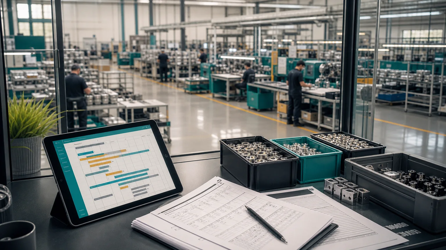 Manufacturing production workflow